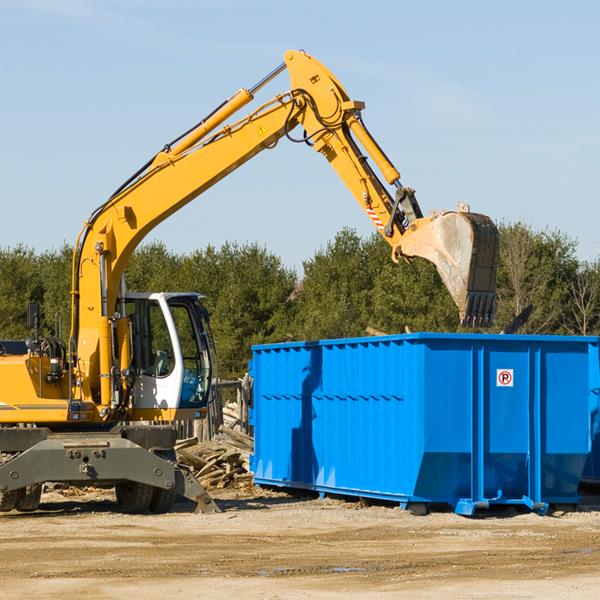 can i rent a residential dumpster for a construction project in Farmingdale